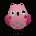 Night Owl Squishy - Pink / 10.5cm - original product photo on black