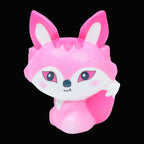 Neon Fox Squishy - original product photo on black