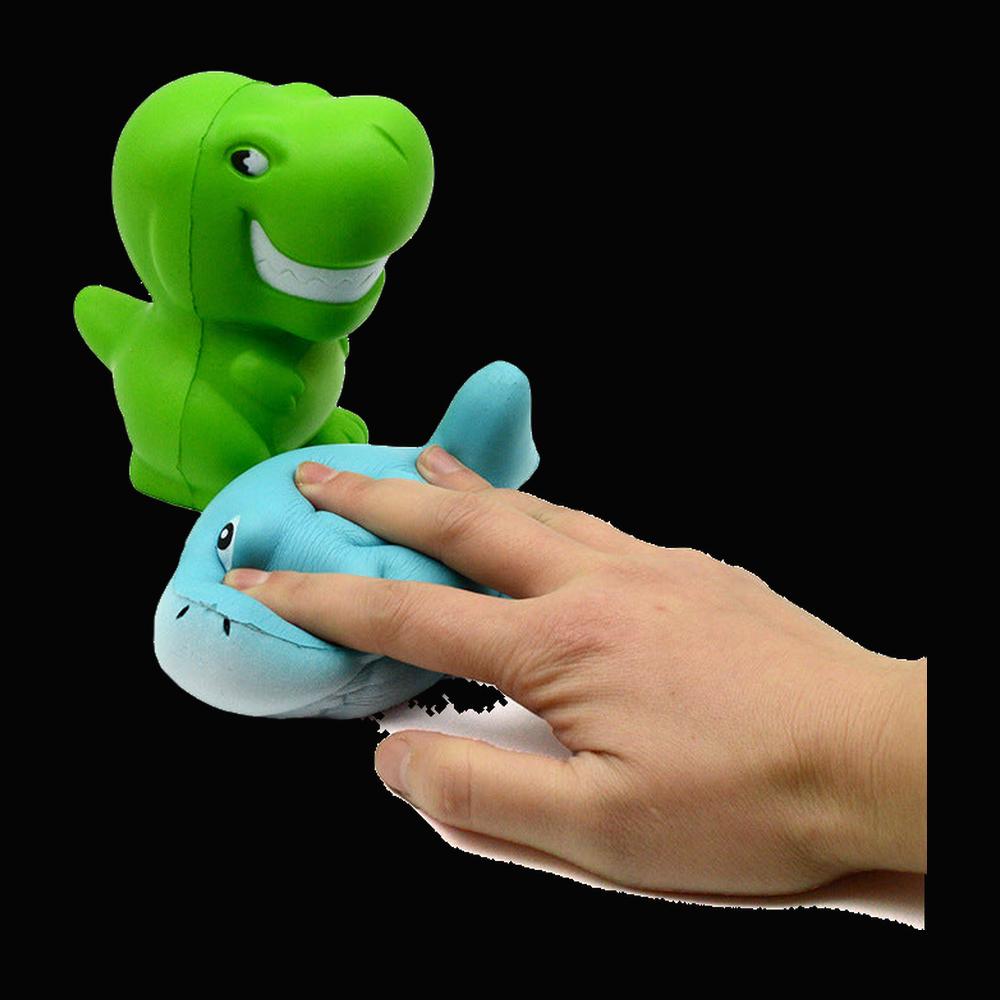 Baby Bite Shark Squishy - original product photo on black