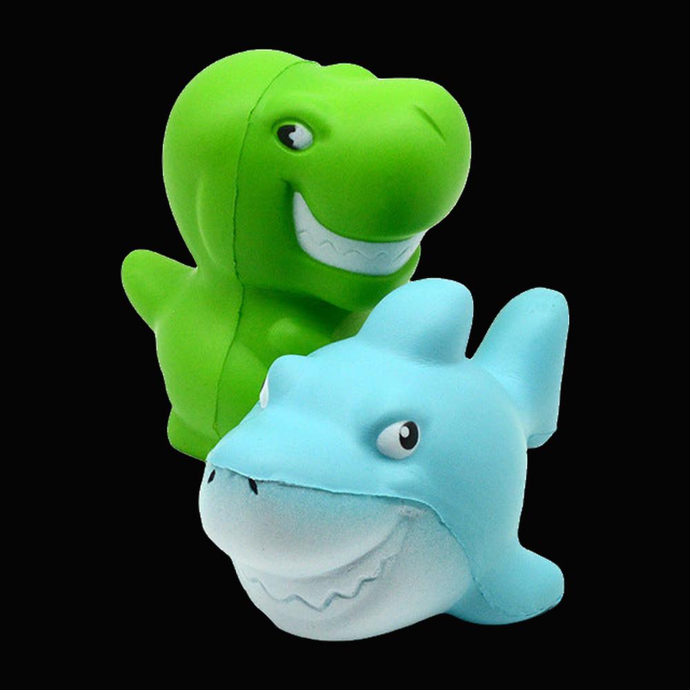 Baby Bite Shark Squishy - original product photo on black