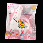 Rainbow Alpaca Squishy - original product photo on black