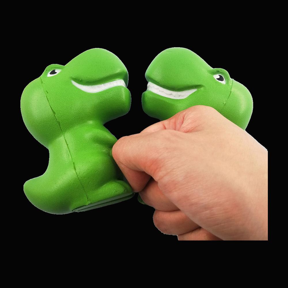 Tiny Terror Dino Squishy - original product photo on black