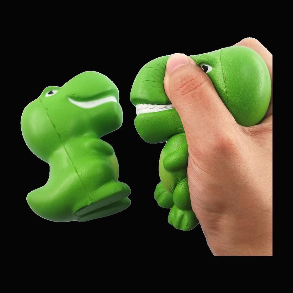 Tiny Terror Dino Squishy - original product photo on black