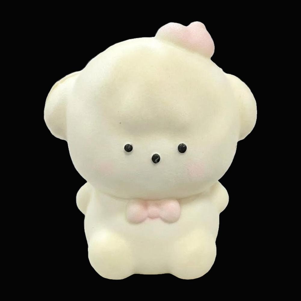 Cloud Pals Squishies - Hat Puppy Pink - original product photo on black