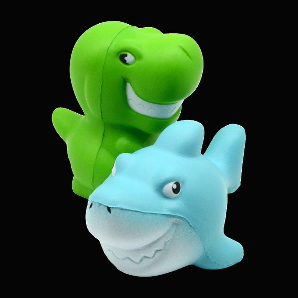 Baby Bite Shark Squishy - original product photo on black