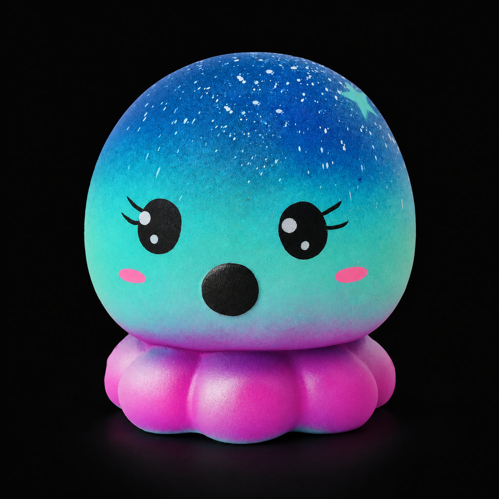 Cosmic Octopus Squishy - Octopus - original product photo on black