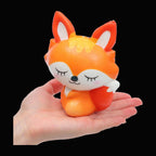 Neon Fox Squishy - Orange - original product photo on black