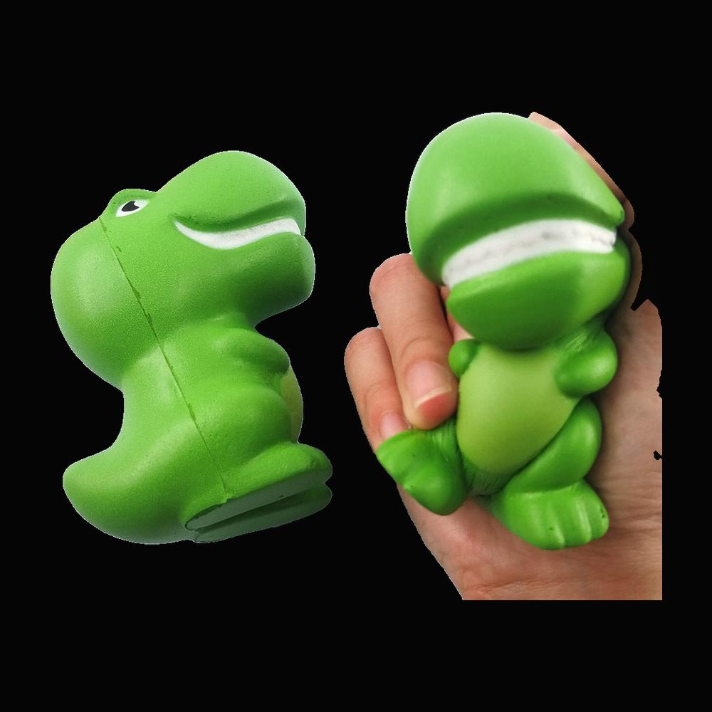 Tiny Terror Dino Squishy - original product photo on black