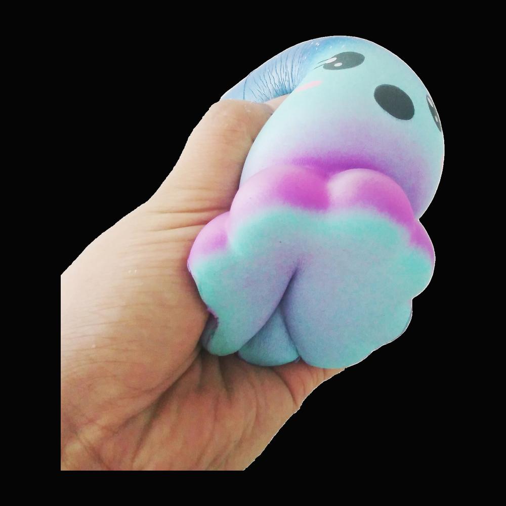 Cosmic Octopus Squishy - original product photo on black