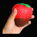 Chocolate Strawberry Squishy - original product photo on black