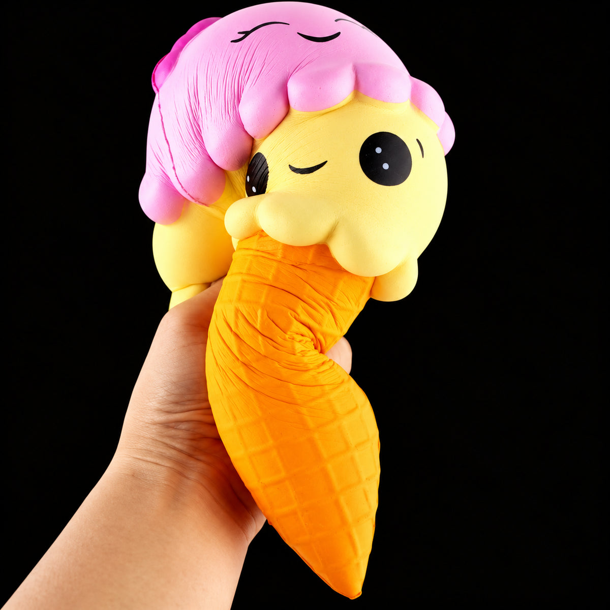 Double Scoop Squishy - original product photo on black