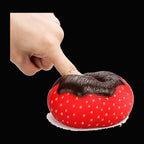 Chocolate Strawberry Squishy - original product photo on black