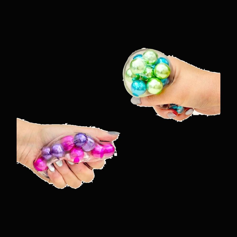 Aurora Bubble Cube Squishy - original product photo on black