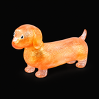 Glitter Dachshund Squishy — main product view on black