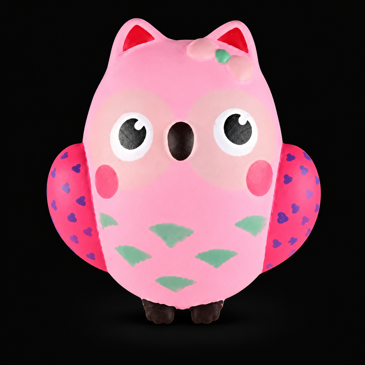 Night Owl Squishy — main product view on black