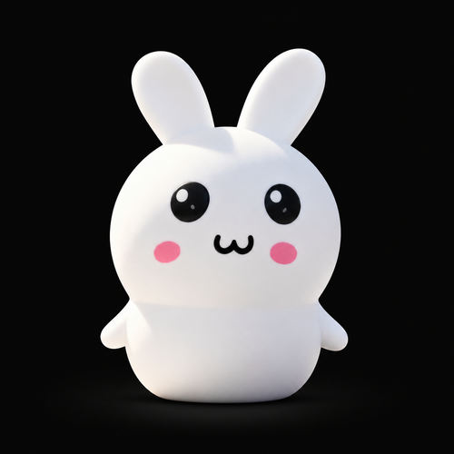 Bunny Riot Squishy — main product view on black